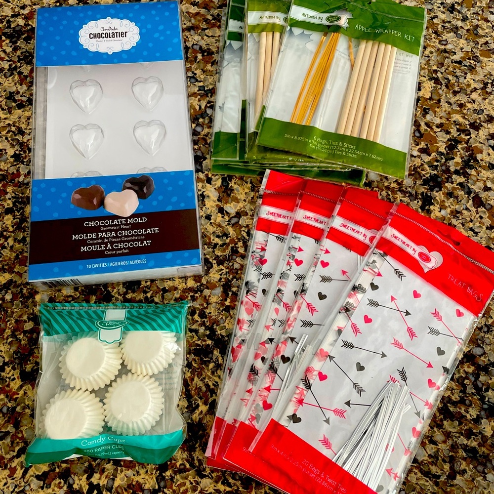 Valentine Treat Bags and Heart Mold New